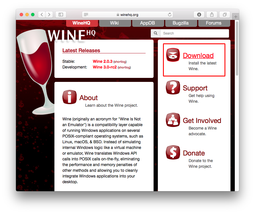 free wine download for mac